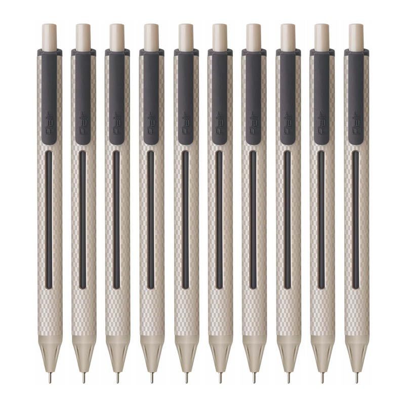 

Flair Yolo Clickers Retractable Ball Pen, 0.7mm Black Ink, Pack of 1 x 10 pen, Smooth Writing for Office, Home & School Use