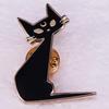 Black Cat Cartoon Brooch