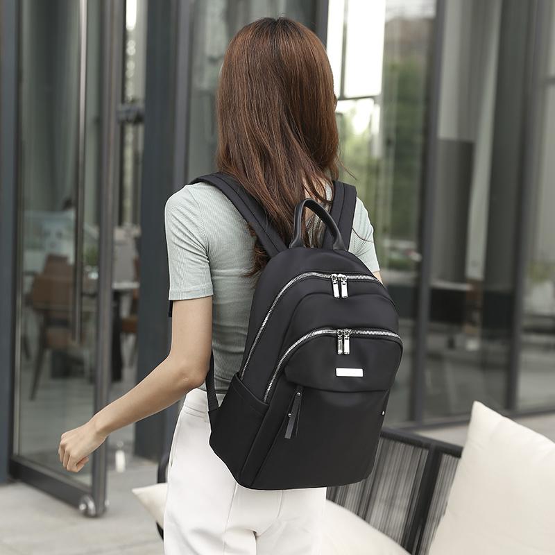 

Women s 2024 Waterproof Oxford Backpack - Lightweight, Versatile Travel Bag and Canvas Schoolbag чорний