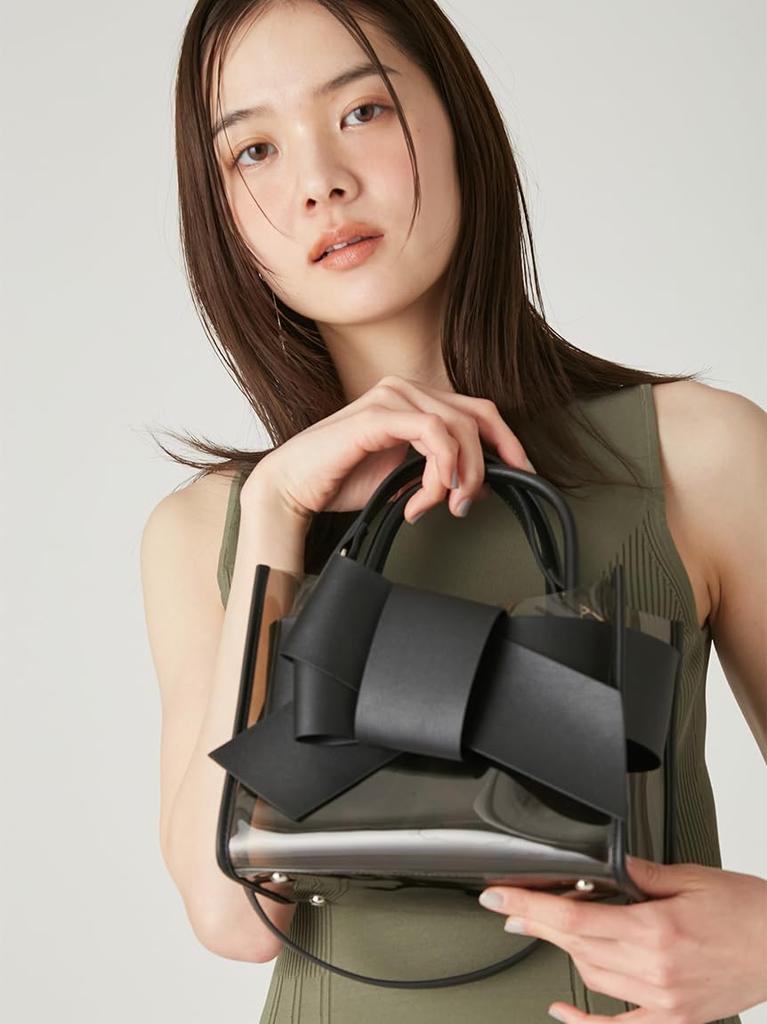 Clear Middle Bag FWGB262321 BLK F [FRAY I.D] RUELRibbon Women's