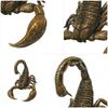Brass Scorpion Vintage Metal Scorpion Ornament Copper Scorpion Decoration Car Desktop Sculpture Home Office Decor Ornament Gift