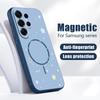 Lucky Stars Planet Pattern Case For Samsung Galaxy S26 Ultra S25 Edge S24 Plus S23 FE S22 A17 A54 A55 A56 A57 5G Magnetic For Magsafe Matte Cover