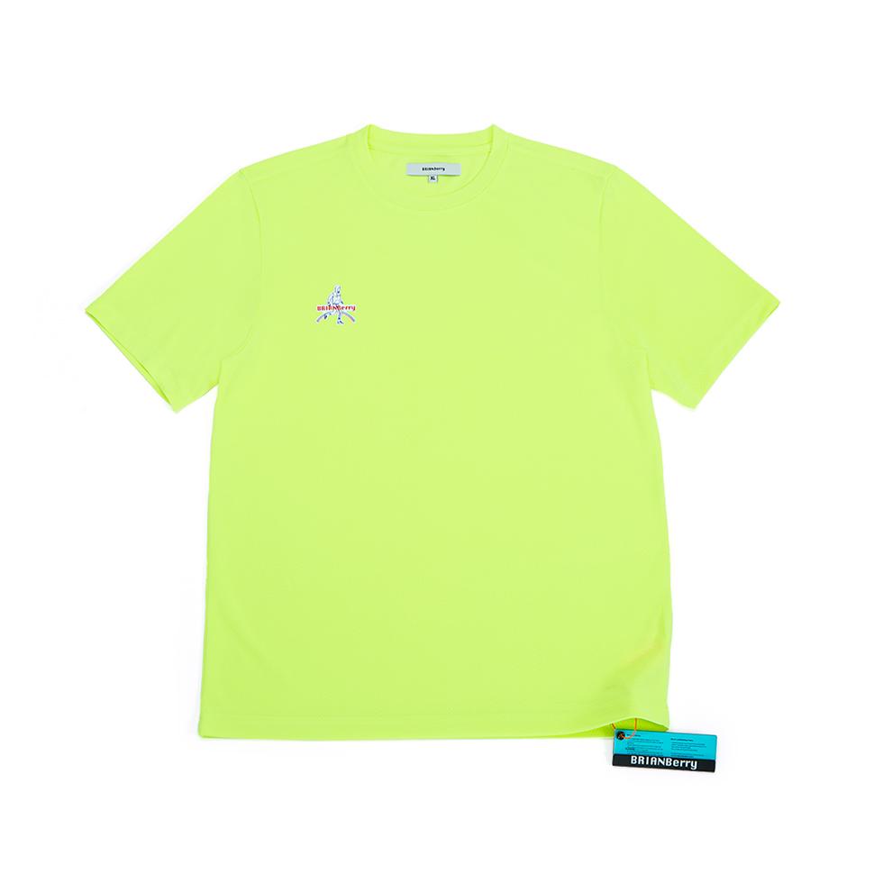 Brian Berry Berry Man Logo Tee_Lime L