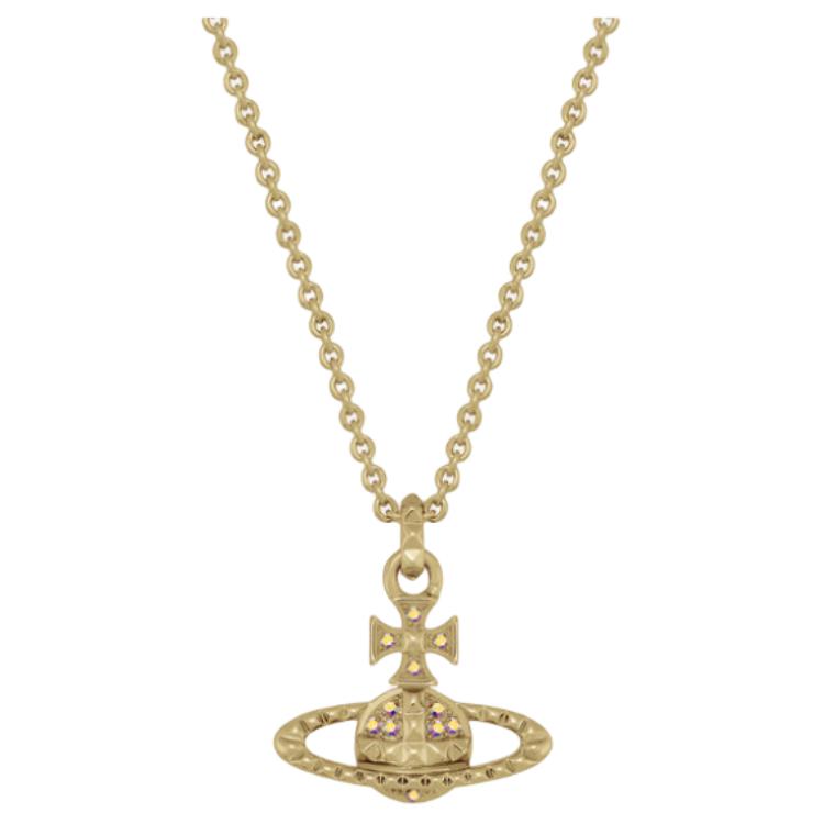 

Vivienne Westwood Original Design Metal Brass Gold Plated Necklace Unisex necklace 630203EG02R115 Basic Packaging-Dust Bag+Box