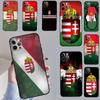 Custodia per Telefono con Bandiera Ungherese Per iPhone 16 11 12 13 14 15 Pro 12 13 Mini X XR XS Max Plus Cover Coque