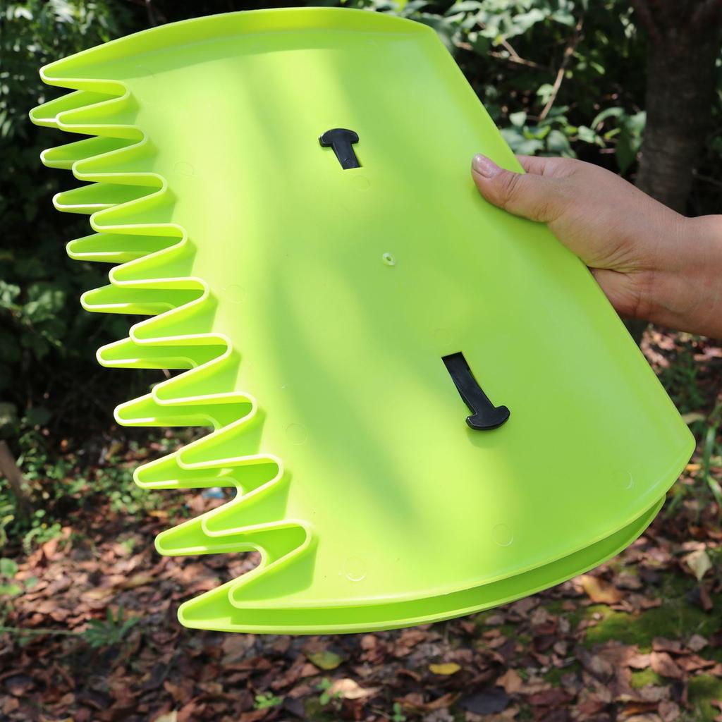 2 Stück Garten- und Hof Laubschaufeln Handrechen Großer Gartenhandrechen Laubschaufel Laubgreifer Handliche Laubschaufel