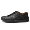 New Men Leather Casual Shoes Outdoor Comfortable High Quality Fashion Soft Homme Classic Ankle Non-slip Flats Moccasin Trend