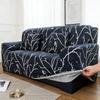 Stretch Milk Silk Printed Plants And Flowers Sofa Cover Stain Resistant Slipcover Breathable All-Season Full Wrap Slipcovers