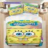 Spongebob Squarepants Movie Bedding 1 Duvet Cover 2 Pillowcase Without Core Soft And Comfortable Duvet Cover And Pillowcase Bedding Set