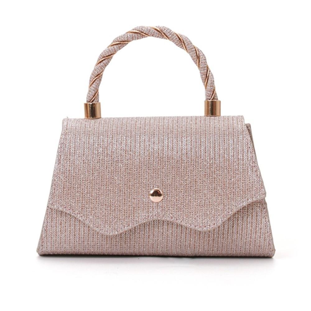 Fashion Pure Color Evening Bag Rhinestones Large Capacity Clutch Bag Women Handbag For Wedding Party