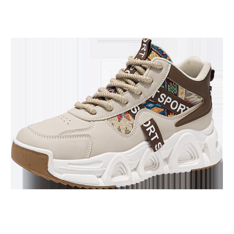 Men's Shoes Spring Trend Student Thick Soled Workwear Martin Boots Niche Original Sports Shoes High Top Dad Trendy Shoes