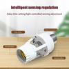 1Pcs 360 Degree Infrared Motion Sensor E27 Socket Lamp Holder With Sensor Adjustable Induction Light Delay Switch