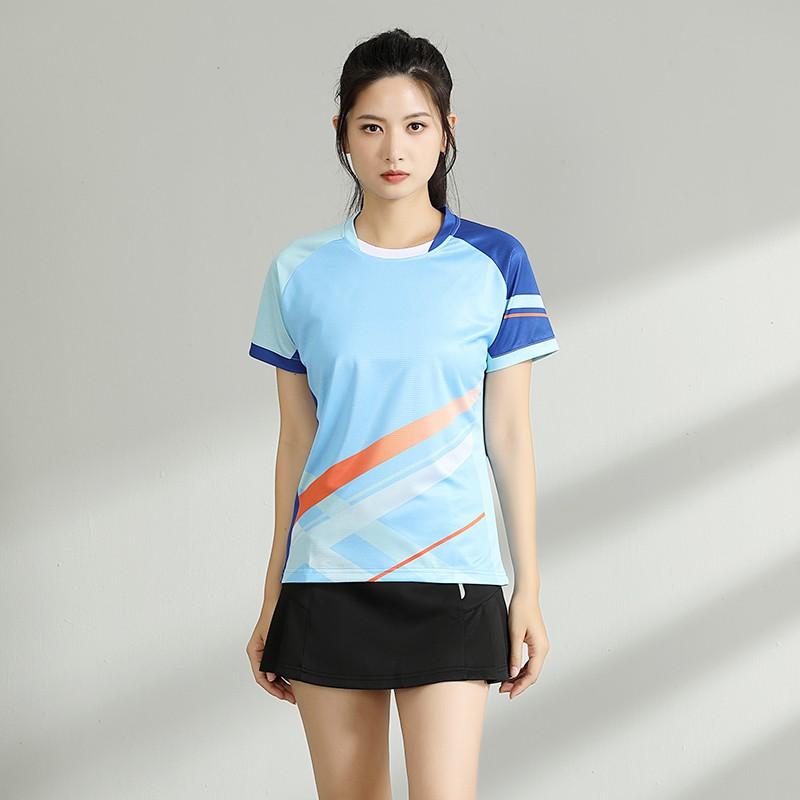 Quick Dry Badminton Shirt Shorts Set Men Women Tennis Table Volleyball Training Competition