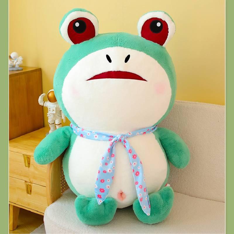 Eyed Frog Big Plush Toy Cute Cartoon Girl Kids Companionship Doll Birthday Gift