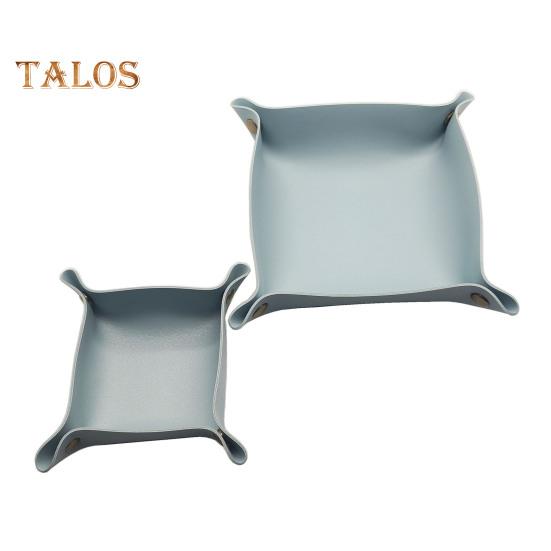 Multifunctional Storage Tray Foldable Design Solid Color Coaster Coffee Cups Mat Decorative Jewelry Storage Organizer