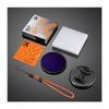 K&F CONCEPT K Series 49-82mm Filters UV/CPL/ND2-400/Black-Mist 1/4 Cap Clean Cloths Camera Lens Filter Set for Nikon Canon Leica