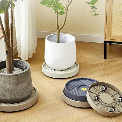 Podnos na květináče s kolečky Rotační stojan na květiny o 360 stupňů Odolný pohyb na květináče