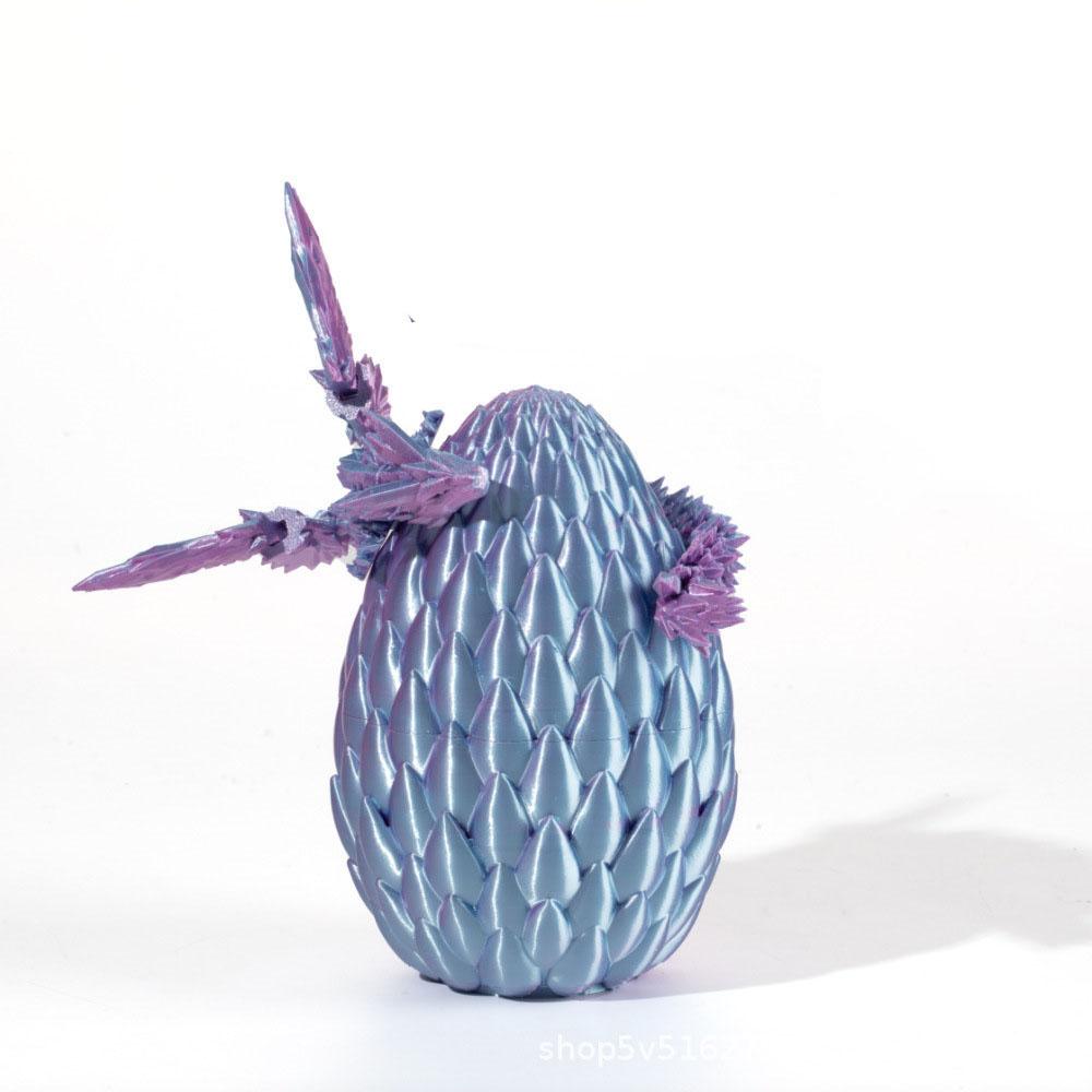 1set 3D Printed Dragon Egg Set Home Decoration Children's Toys Fish Tank Decoration Decorative Crafts for Home