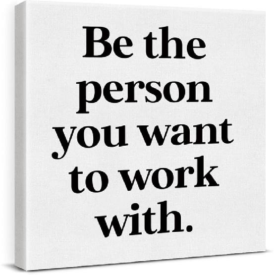 pirational Farmhouse Canvas Print Wall Art Decor One Small Positive Thought in the Morning Can Change Your Whole Day Sign Painting Plaque Rustic Home