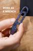 KEEPO LINK Titanium EDC Pry Bar with Bottle and Ruler Opener, Wrench, (OLT03)