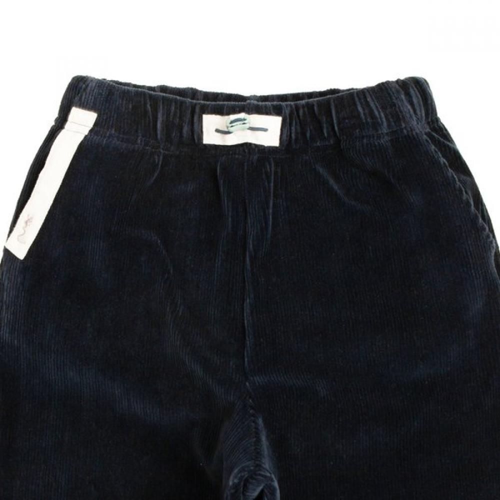 Bluetail Navy Ribbed Color Block Pocket Pants Azi4pt02nv