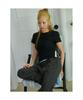 Saendeusaundeu (Women) Basic Side Slit T-Shirt Black