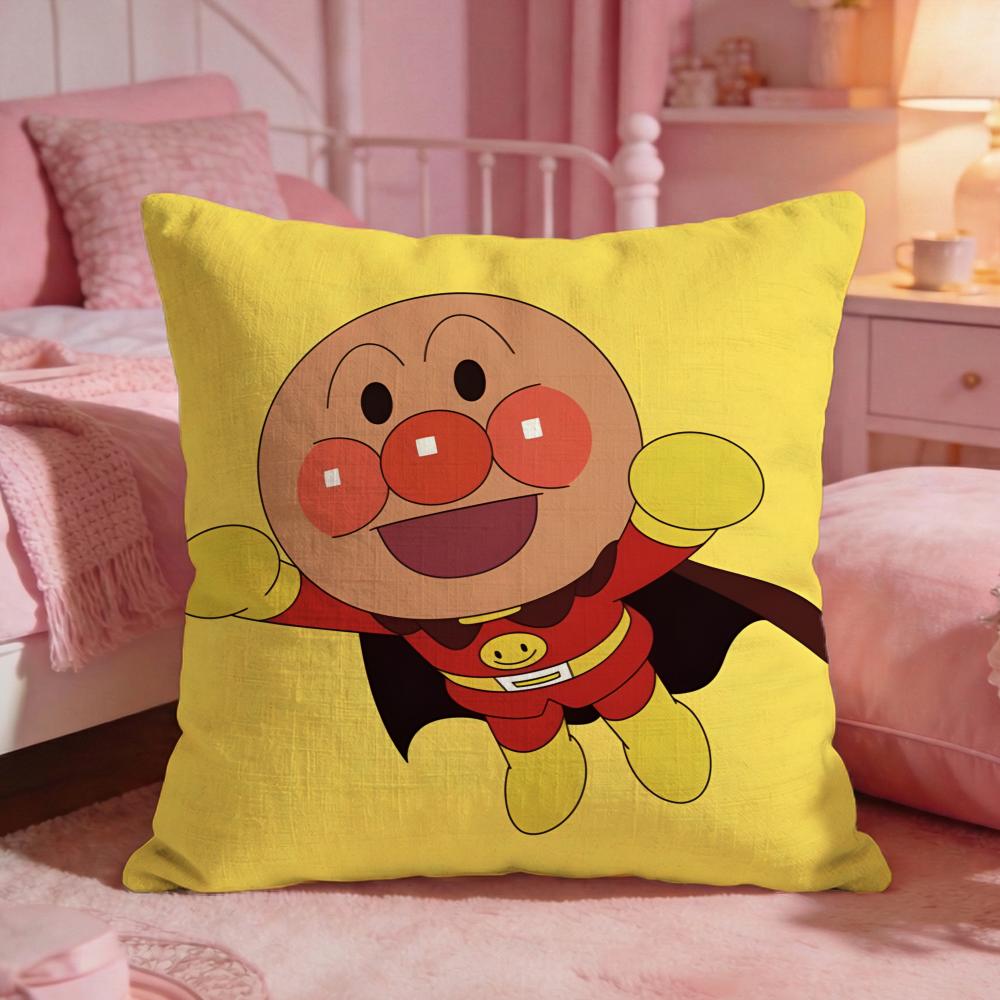 AAnpanmanS Cute Cartoon Cushion Cover Premium Comfort Reversible Pillow Cove Two In One Design For Any Room  Car Interior