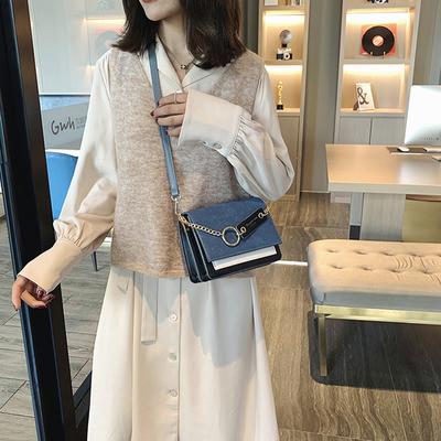 Nouveau Sac Messager Décontracté pour Femmes Sac à Bandoulière Simple et Tendance pour Dames Style Coréen Sac Messager en Cuir PU pour Dames
