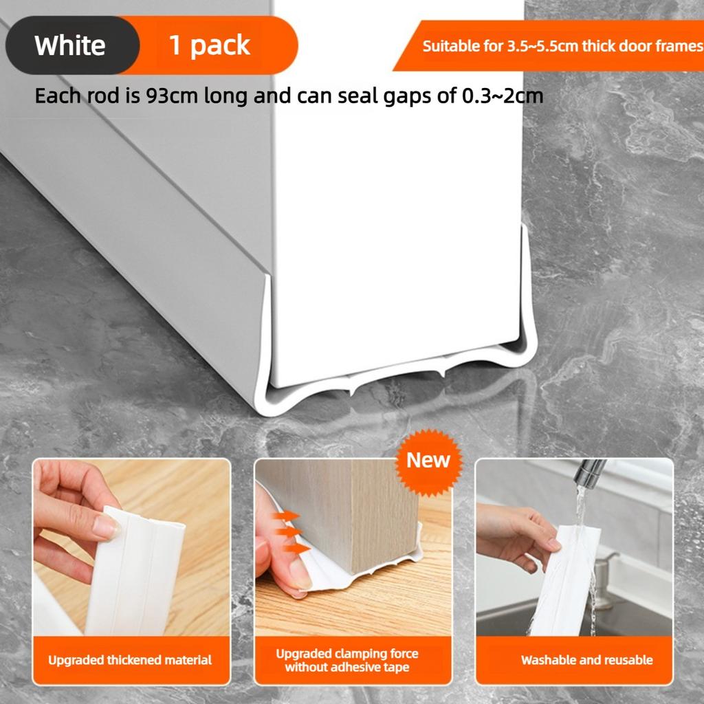 No Adhesive Door Bottom Seal Strip Soundproof Windproof Weather Stripping Insect Prevention Door Seal Accessories Acoustic Panel