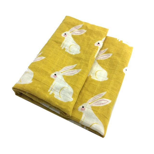 New Baby Blankets Newborn Soft Organic Cotton Bamboo Baby Bibs Muslin Swaddle Wrap Feeding Burpy Towel Scarf Big Diaper