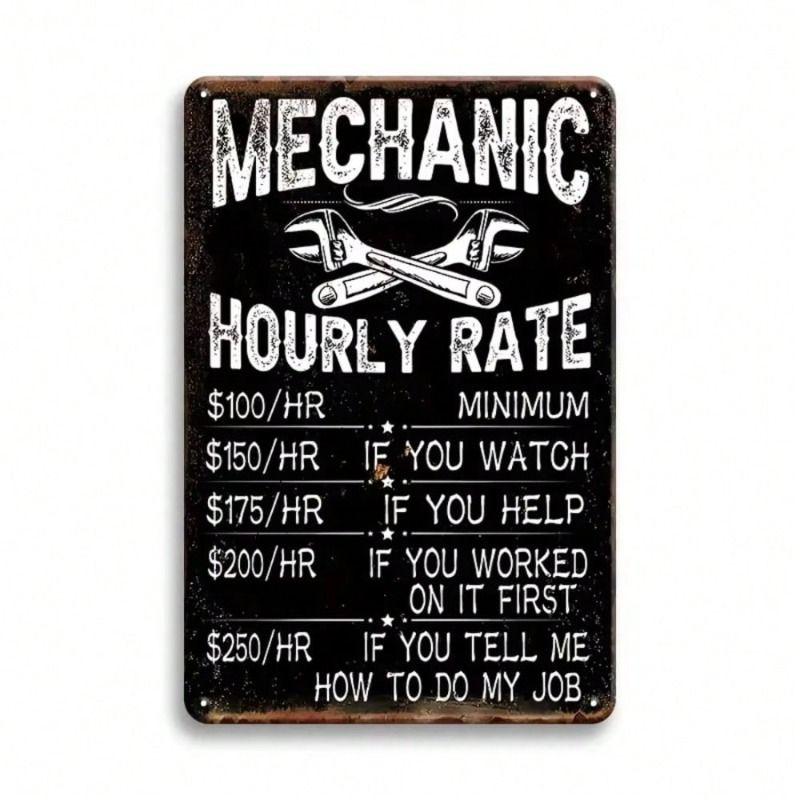 Retro Metal Tin Sign Wall Art Poster Home Room Man Cave Bar Pub Decor 20x30cm