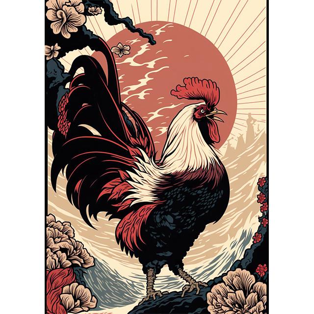 Asian Animals Zodiac Signs Japan China Prints Poster Canvas Painting Modern Wall Art Pictures for Living Room Bedroom Home Decor