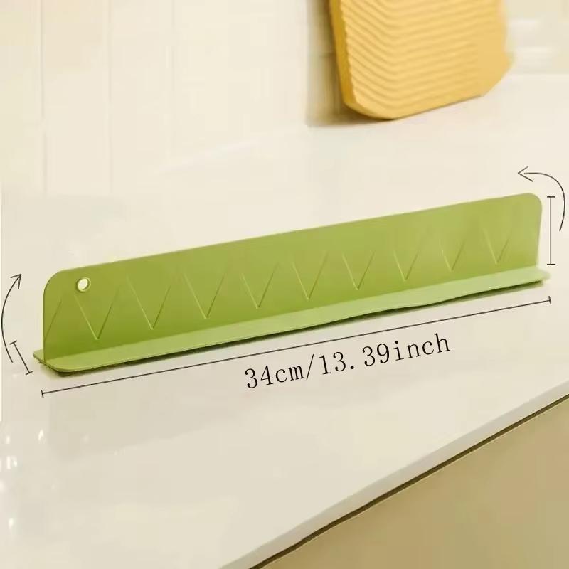 Multi-functional Soft Silicone Splash Guard Kitchen Sink Sucker Water Baffle Plate Oil-Proof Sink Organizer Household Products