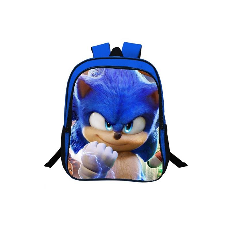 Sonic The Hedgehog 2 Children's Backpack For School Travel Colorful Artwork Unisex Design
