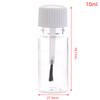 5/10/15/20/30ml Plastic Refillable Empty Nail Polish Bottles Leakproof Storage Jars Liquid Empty Bottle With Brush Cap DIY Craft