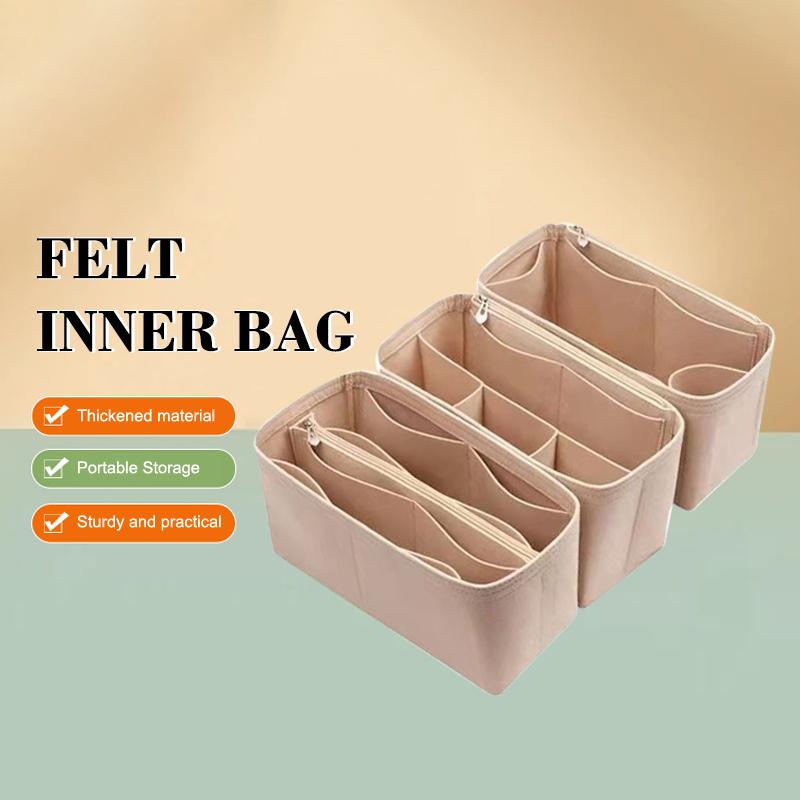 Felt Purse Organizer Handbag Tote Shaper, Insert Liner Shaper Bag In Bags For Liz Visetos Speedy Neverful 2026