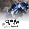 Dämpferhalterung, Motorrad Lenkungsstabilisator Dämpfer Montagehalterungs-Kit Befestigungszubehör Ersatz YZFR1 2002-2017 YZFR6 2006-2020