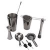 11PCSCelsiusSet Cocktail Shaker Set Bartender Kit Cocktail Strainer Stainless Steel Barware for Home Party