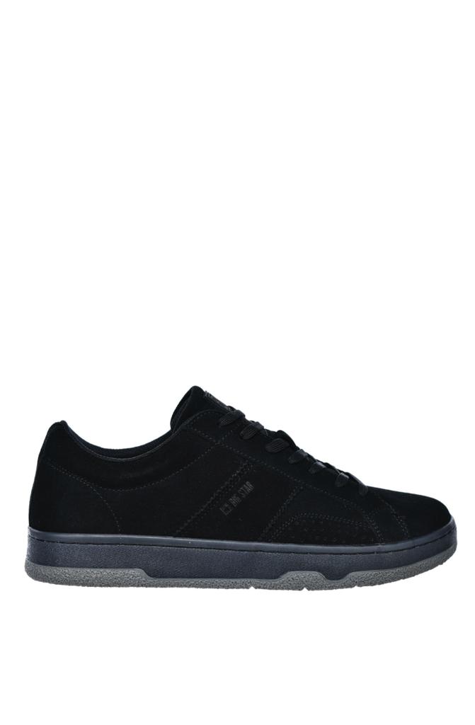 Big Star RR174352 Men's Shoes Black Classic Suede Court Sneakers