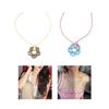 Drawing Rope Flower Necklace Female Hip-hop Cold Wind Long Sweater Neck Chain