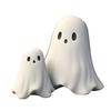 Ghost Ornament Spooky Middle Finger Ghost Decoration Halloween Statue Horror Festive Atmosphere Figure
