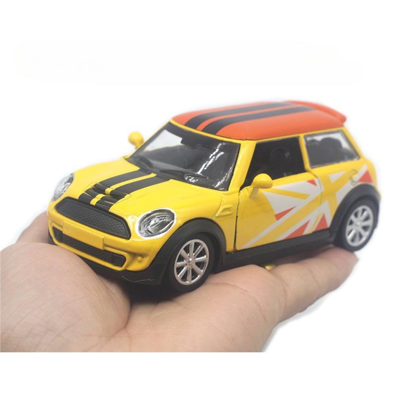 1:32 Mini Cooper Classic car Alloy Model Diecast Metal Car Vehicles Model Simulation Miniature Scale Kids Toys Gifts