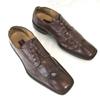 Vintage Lloyd Germany Leather Square Toe Brown 25.5(USED)