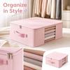 35 45 17 Thickened Visible Storage Bag, Large Capacity Clothes for Bed Sheets, Quilts and Blankets