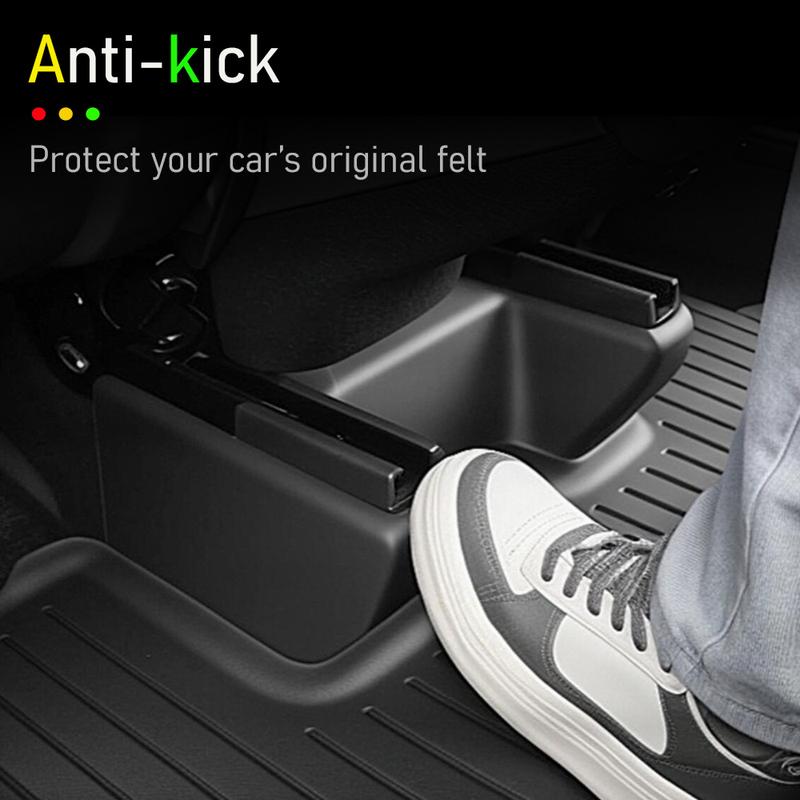 Underseat Protector Seat Track Cover for Tesla Model Y Juniper 2025 2026 Seat Slide Rail Pad Anti-Kick Corner Guards Accessories