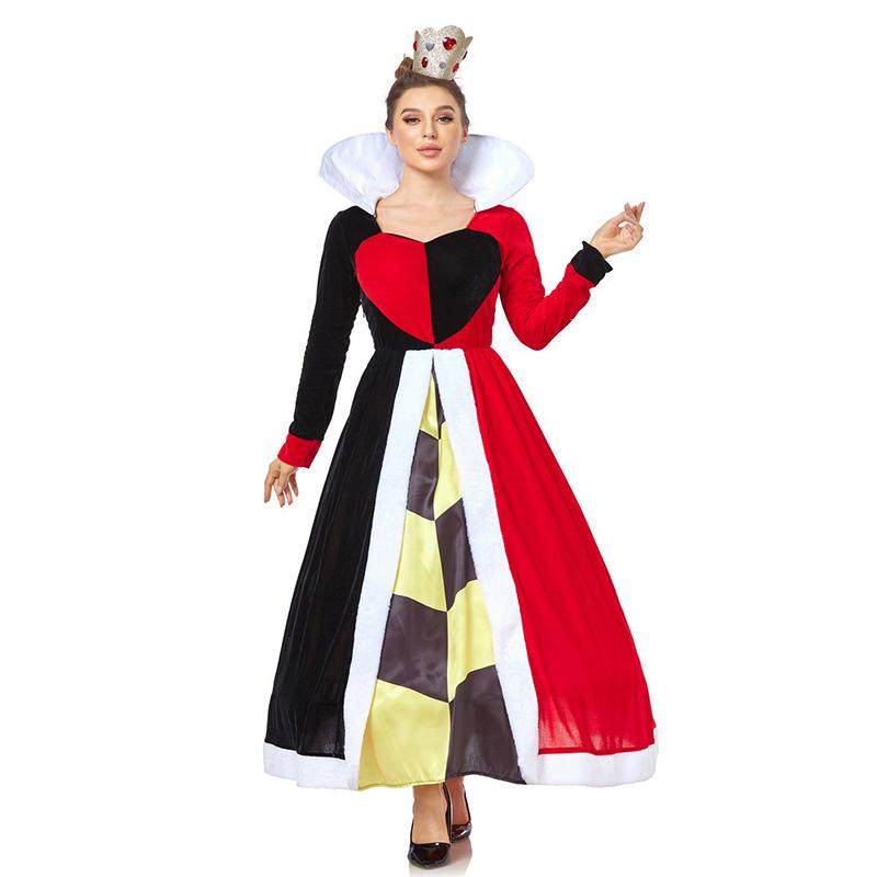 Cosplay Halloween costume Queen of Hearts costume Queen of Hearts stage cosplay festival cos costume adult