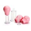 Facial Massage Cups Rubber Vacuum Cupping Skin Lifting Anti Cellulite Massager for Face Pvc Body Cups Skin Scraping Massage Jar