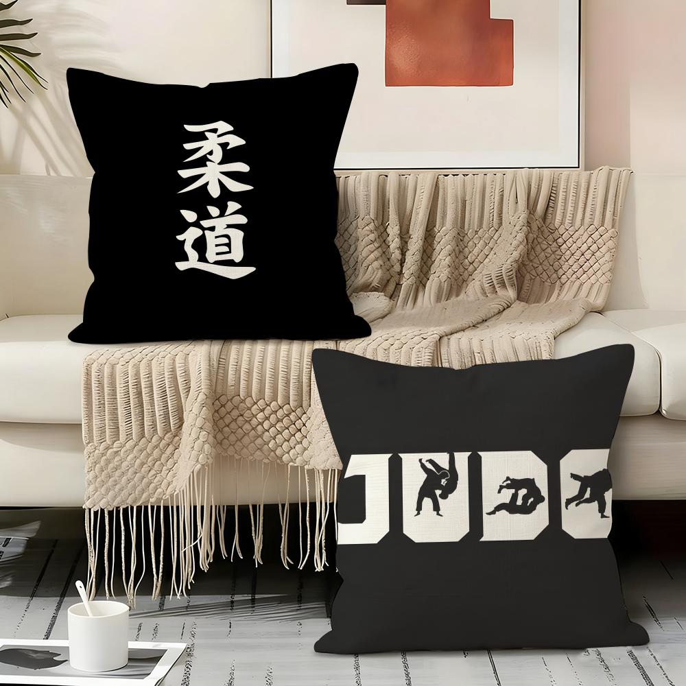 Judo Fashion Pillow Case Pillowcase, Double-Sided Printed, Sofa Cushion, Bedroom Headboard Pillow