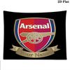 Arsenal F Custom Name Wall Tapestry Aesthetic Wall Hanging Printed Fabric Blanket Decorative Tapestries for Bedroom Living Room Home Decor