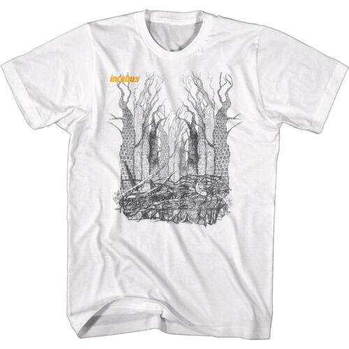 

Incubus Abstract Trees Men s T-Shirt Alt Rock Band - Men s Summer Cotton Graphic Tee S разноцветный
